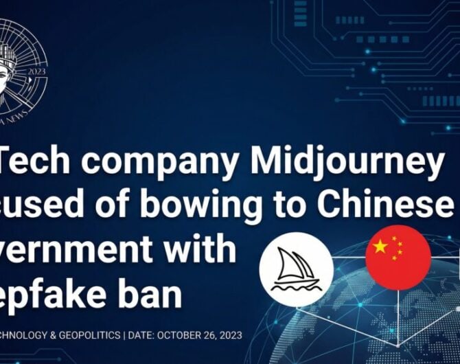 AI Tech company Midjourney accused of bowing to Chinese government with deepfake ban