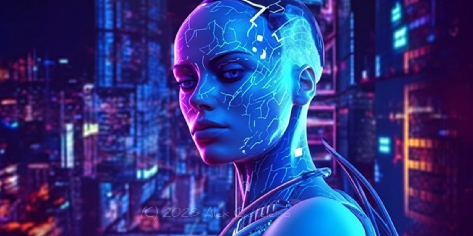 Picture of a replicant for the article The Future of AI: Predictions and Possibilities for the Next Decade