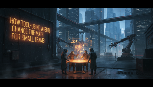 How Tool-Using Agents Change the Math for Small Teams