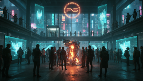 Will indoor artworks in cyberpunk spaces attract more customers?