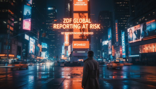 ZDF Removes New York Correspondent: Global Reporting at Risk