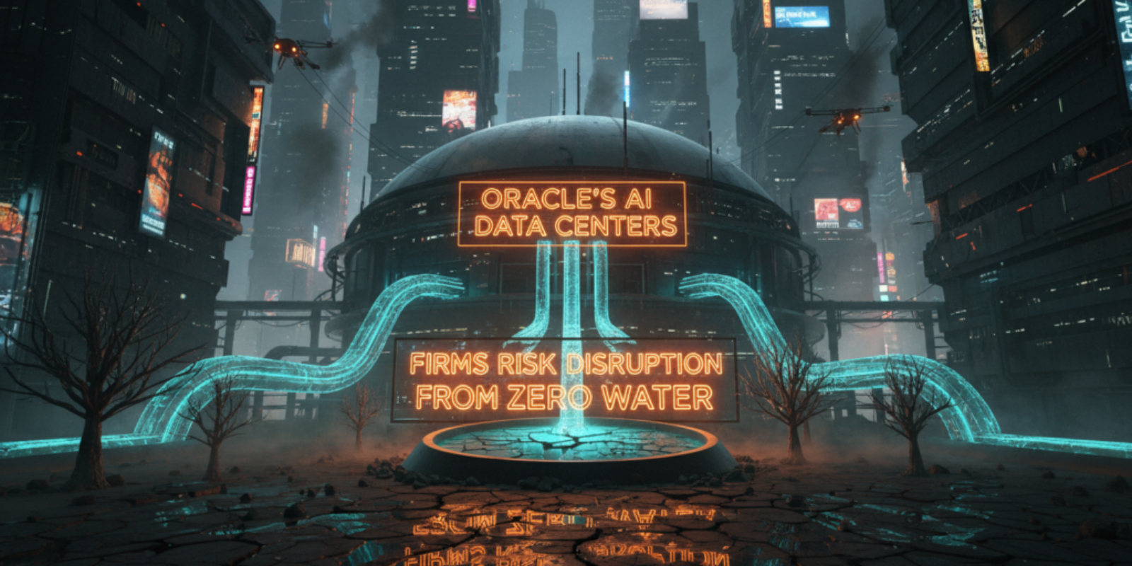 Oracle's AI Data Centers: Firms Risk Disruption from Zero Water
