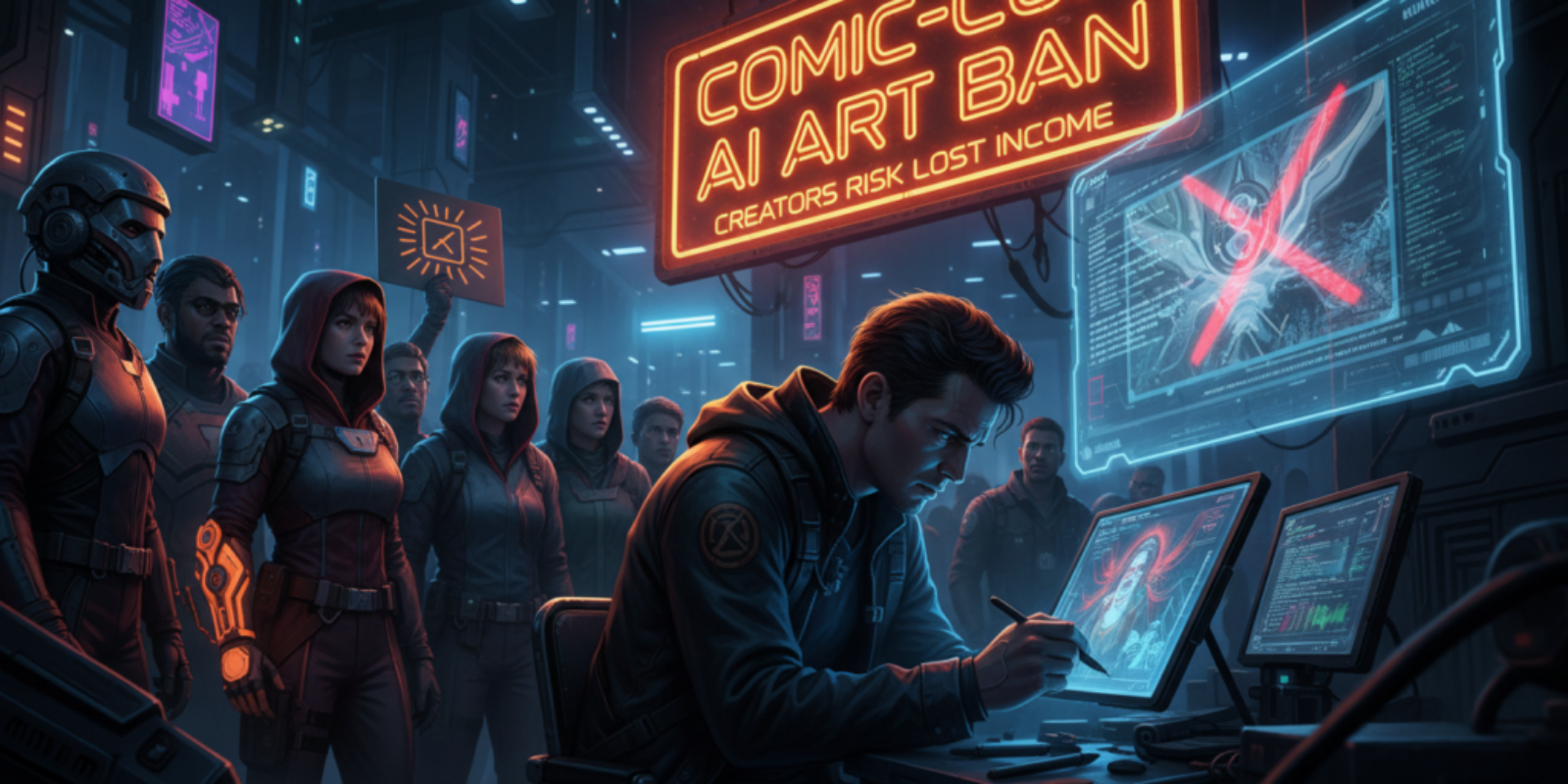 Comic-Con AI Art Ban: Creators Risk Lost Income
