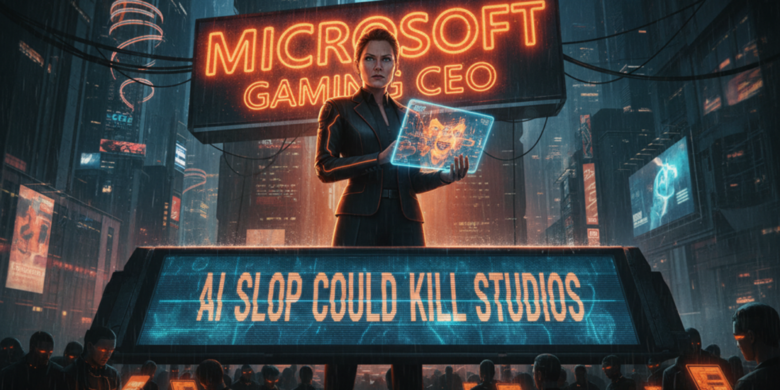 Microsoft's New Gaming CEO Warns: AI Slop Could Kill Studios