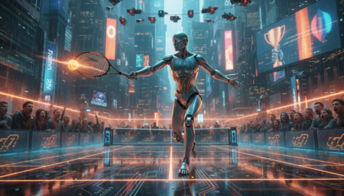 Can a Humanoid Robot Tennis Video Boost Your Business PR?