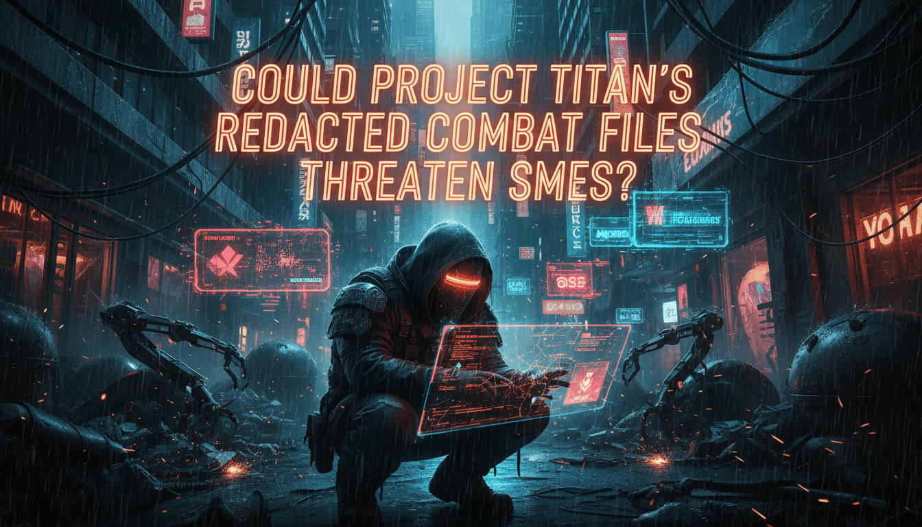 Project Redacted Mod Could Project TiTan's Redacted Combat Files Threaten SMEs? > AI Era News