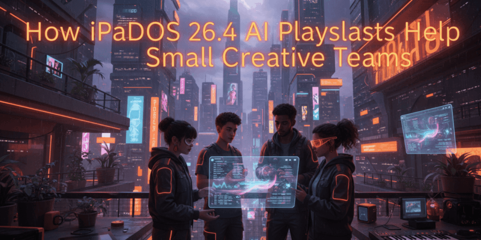 AI-powered playlists on iPadOS 26.4 enhance collaboration for small creative teams.