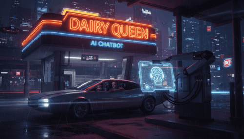 AI chatbot speeds up Dairy Queen drive-thru service with robotic technology.