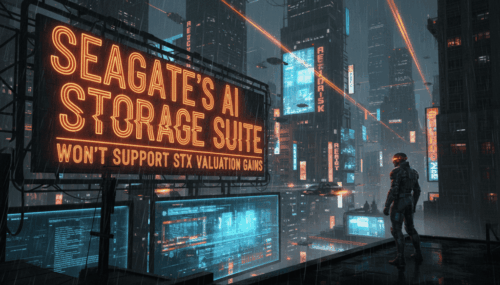 AI storage suite by Seagate does not support STX valuation gains.