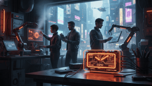How YUMO GLOBE's ESP32 Clock Helps Small Businesses Modernize